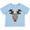 AE-Light Blue, variant on Inktastic Christmas Reindeer Face with Names and Red Nose Boys or Girls Toddler T-Shirt