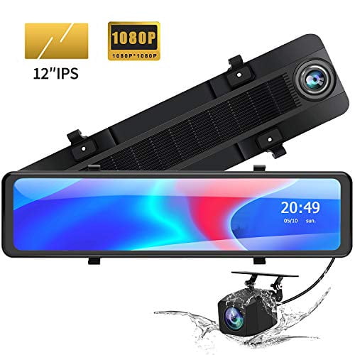 Car & Vehicle Electronics Car Electronics AWESAFE 4K Mirror Dash Cam 12