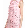 thumbnail image 3 of Badgley Mischka womens  3D Embellished Shift Gown, 10, Pink, 3 of 4