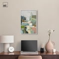 thumbnail image 3 of Aqua Green Genesis Canvas Print Green Wall Decor by Art Remedy, White Frame, 16 x 24, 3 of 7