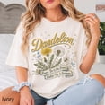 thumbnail image 3 of Dandelion Wildflower Country Music Shirt, Born to Live Free Western Graphic Tee, Boho Cowgirl Gift, 3 of 9