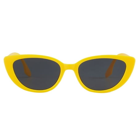 

Eyeglass Triangle Sunglasses Small Frame Women s SunglassesLemon Yellow