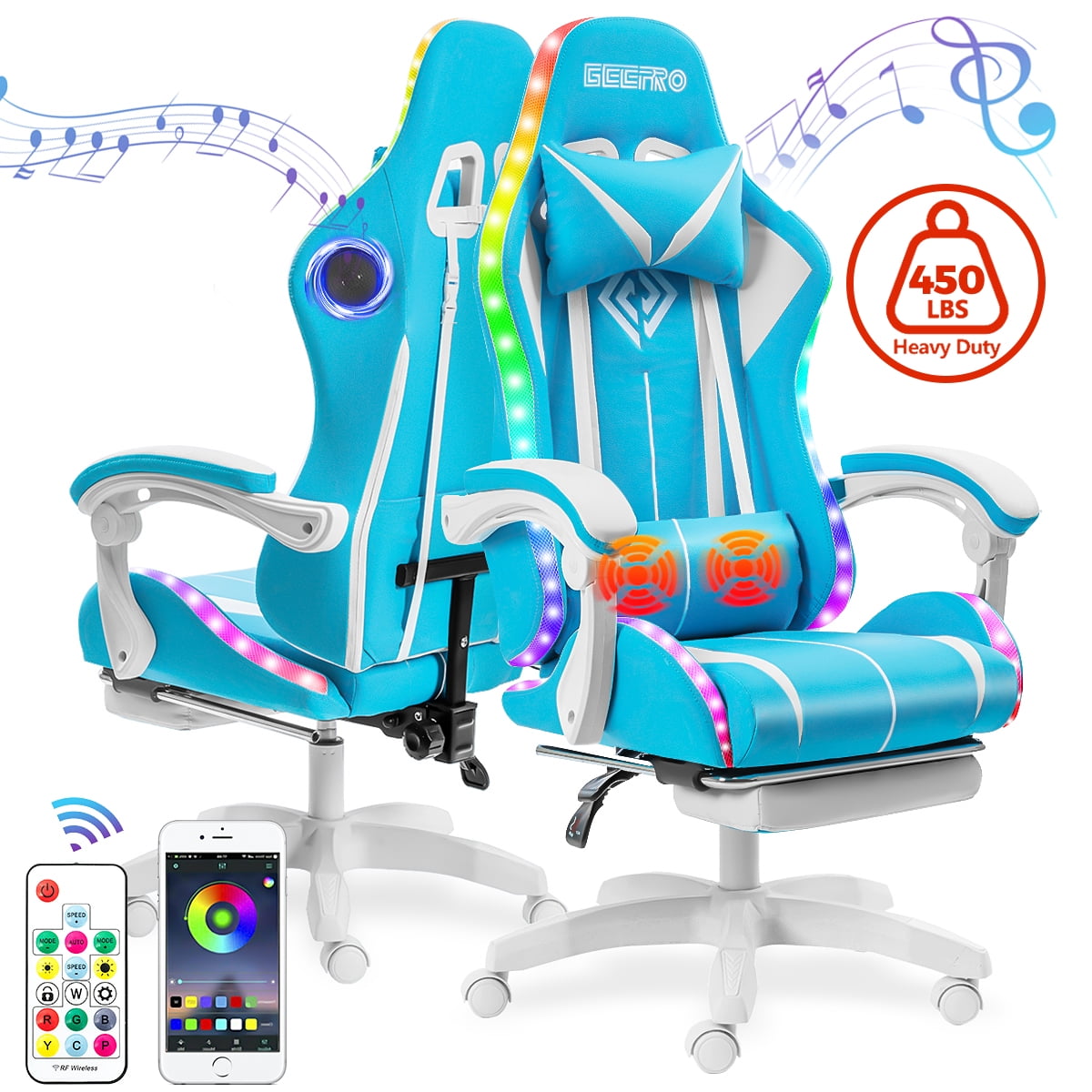 Gaming Chair with Bluetooth Speaker, Ergonomic Nigeria Ubuy