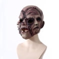 thumbnail image 1 of Máscara de fiesta Halloween media cara máscara de mil ojos Zombie Triple cara máscara de terror para la cara, 1 of 5