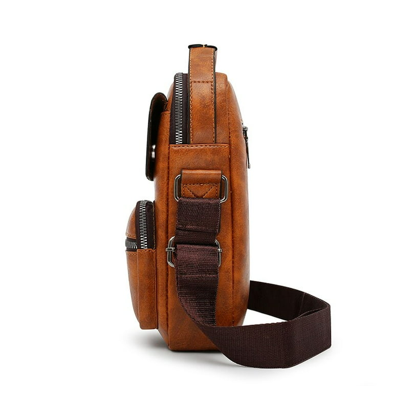 Designer Leather Crossbody Bag for Men Bags Casual Man Messenger