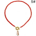thumbnail image 2 of Collier Perlé Coquillage Bohème 15.75 Po Collier Ras du Cou Perles, 2 of 10