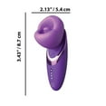 thumbnail image 5 of Adrien Lastic Temptation Clitoral Vibrator, Pink, 5 of 5