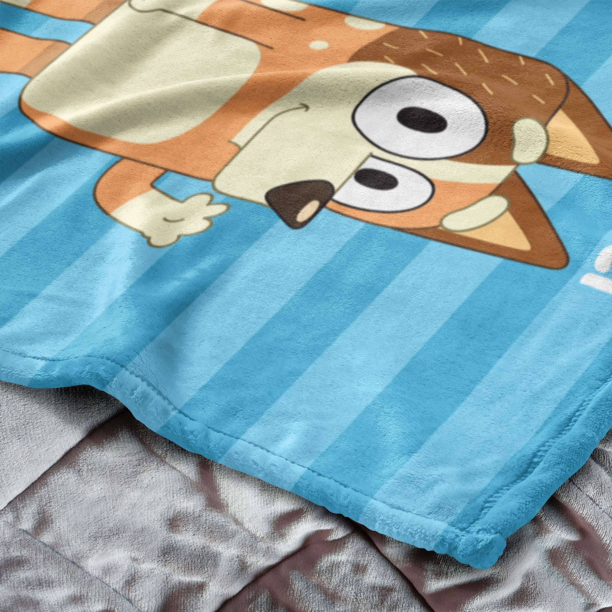 Bluey Roll Call Chilli Kids Silk Touch Throw Blanket