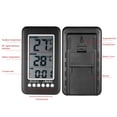 thumbnail image 4 of Digital Thermometer Meter With Clock Function Outdoor Indoor LCD Wireless Temperature Electronic Thermometers Weather Station ,Crystal Clear Screen, 4 of 6