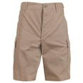thumbnail image 3 of Rothco Rip-Stop BDU Shorts - Khaki, Medium, 3 of 6