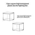 thumbnail image 2 of Decodeary 12Pcs Candy Box Biscuit Container Lid Feed Box Household Present Storage 4.5*4.5*4.5cm 65ml, 2 of 6