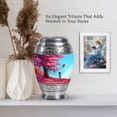 thumbnail image 6 of Cremation Urns Cherry Blossom - Blue Urn for Ashes for Women - Human Urns for Ashes Adult Female - 10 Inch Large Urn for Grandma, 6 of 7
