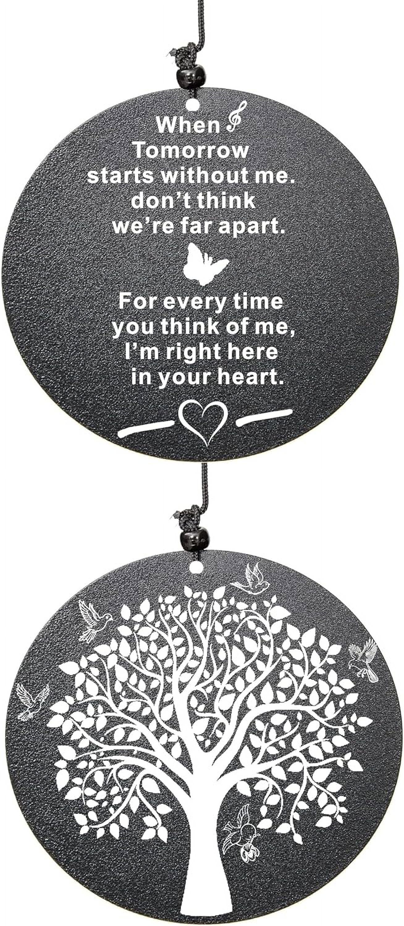 The Wind Chime CO Memorial Wind Chimes, 40" Inch Sympathy Wind Chimes Gift for The Loss of A Loved one, Home Decor Outdoor Garden, Soothing Melodic Tones