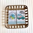 thumbnail image 5 of SPXUBZ Kitchen Towels Hello Spring Blue Gnome Flower Birdhouse Towels for Home Kitchen Holiday Decor Housewarming Gift Towels Set of 2, 5 of 5