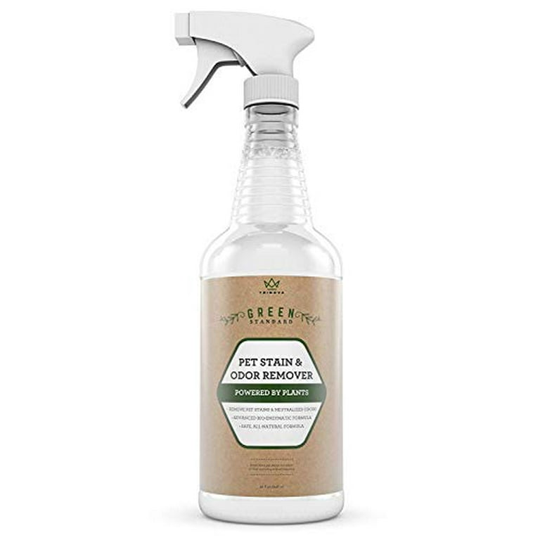 Natural Pet Stain and Odor Remover Eliminator Advanced Enzyme Cleaner Spray Remove Old New Pet Stains Smells for Dogs Cats All Surface Safe 32 OZ Walmart
