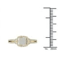thumbnail image 4 of 1/3Ct TDW Diamond 10K Yellow Gold Halo Engagement Ring, 4 of 4