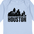 thumbnail image 4 of Inktastic Houston Skyline Grunge Boys or Girls Long Sleeve Baby Bodysuit, 4 of 5