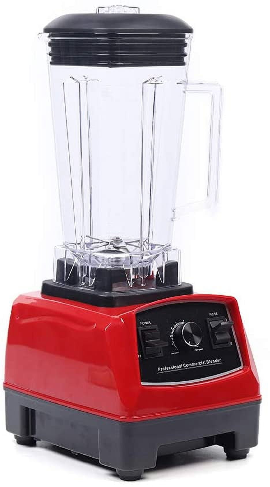 Oukaning 1500W Commercial Fruit Blender Mixer Juicer Smoothie Blender Ice  Crusher Maker 2L