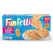 Funfetti Buttermilk Mini Pancakes, 80 Count, 28.2 oz, Box (Frozen)