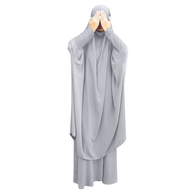 Birdeem Ensemble Mode Femme 2 Pcs Grande Taille Blouse à Manches Longues + Jupe Ample avec Poches + Hauts