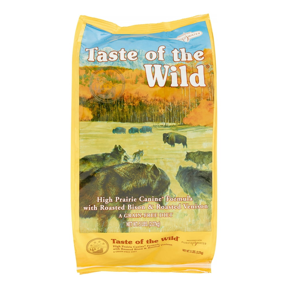 Taste of the Wild GrainFree Roasted Bison & Roasted Venison High Prairie Dry Dog Food, 5 lb