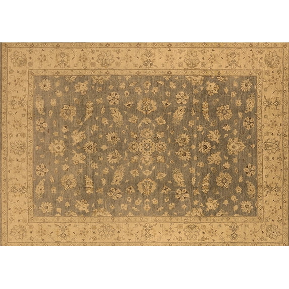 Ahgly Company Indoor Rectangle Oriental Brown Traditional Area Rugs, 2' x 3'