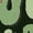 Military Green, variant on Distressed Mama's Lucky Charm, Retro Groovy Wavy Text St. Patrick's Day Art Merch Gift, Black T-Shirt, Medium