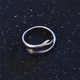 thumbnail image 3 of Bague de Mode pour Femmes Design Créatif - Bague d'Embrassage en Acier Inoxydable Tendance, 3 of 4