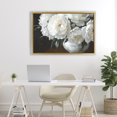 thumbnail image 3 of Stupell Industries Victorian White Flowers in Vintage Vase Gold Floating Frame Canvas Art, 31 x 21, by Petals Prints Design, 3 of 8