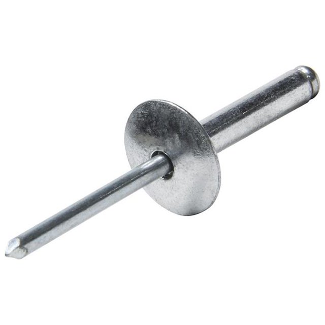 Allstar Performance ALL18030 Large Head Rivet, Silver - Pack of 250