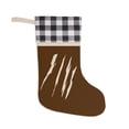 thumbnail image 2 of Effete Feline Claw Marks Scratch Christmas Stocking, 2 of 4
