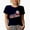 Navy Blue, variant on Distressed I Solved the Cube, 90s Retro Art or Smart Person Merch Gift, Black T-Shirt, Large