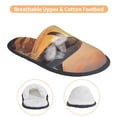 thumbnail image 3 of Fotbe Sunset Dancing Dolphin A Pattern Women's Fuzzy Slippers Plush Slippers Fluffy Winter House Shoes Indoor and Outdoor-Large, 3 of 8