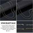 thumbnail image 5 of 30 Feet 2Pcs Cable Chains 1.5mm Wide Link Chains Roll 2 Colors Metal Oval Link Chains Metal Soldered Necklace Chain Roll Flat Jewelry Chains DIY Bracelet Supplies, 5 of 6