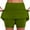 Army Green, variant on Feancey Plus Size Skort for Curvy Women Tummy Control Casual Athletic Skorts Solid Color High Waisted Tennis Skirts with Shorts and Pockets Navy 3XL