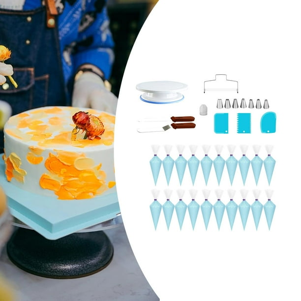 35 Piezas de Herramientas de Panadería para Decoración de Pasteles DIY Herramienta de Fondant de Tubo de Pastelería Raspadores Durables Juego de Macarena decoración de pasteles