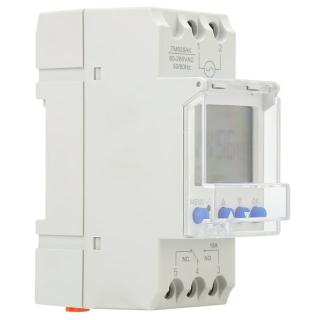Interruptor de temporizador Digital Programable, Interruptor de Temporizador de Batería extraible ABS LCD LCD para Servicios Eléctricos