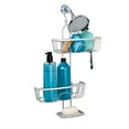 thumbnail image 2 of Zenna Home , Panier de Douche Réglable en Aluminium Chrome Satiné Ne Rouille Jamais, 2 Tablettes, 2 of 10