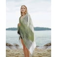 thumbnail image 2 of Sage Green Ombre Beach Towels Oversized Super Absorbent, Vintage Shabby Abstract Plaid Art Lightweight Bath Towel Quick Dry Sets For Bathroom/Pool/Rv Camping/Beach Play/Gym Room/Picnic 30"x60", 2 of 8