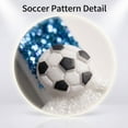 thumbnail image 6 of Soccer Party Decorations, Birthday Number Candles White Soccer Birthday Candles for Cake, Fun Glitter Birthday Candles Cake Cupcake Topper for Party Anniversary Supplies, Soccer N Number 1, 6 of 9