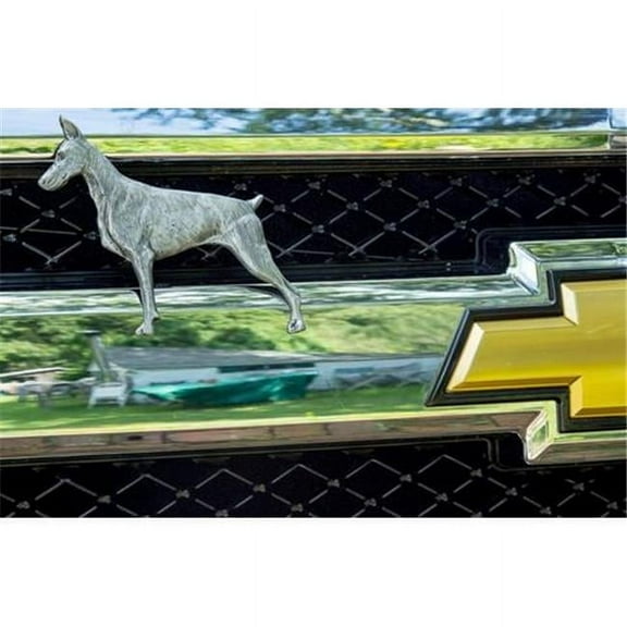 Grillie Doberman-P Doberman Antique Pewter Ornament, 4.875 x 5.75 in.