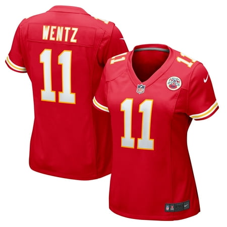 Women's Nike Carson Wentz Red Kansas City Chiefs Game Jersey