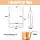 thumbnail image 5 of Bolsa Stand Up Pouch Kraft Ventana Pie Resellable 60gr 50pz, 5 of 5
