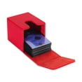 thumbnail image 4 of Vault X Trading Card Toploading Deck Box, 80+ sleeved cards, Premium Exo-Tec Material, Card Holder Storage Box, Magnetic Lid, for MTG Commander, TCG (Red), 4 of 8