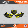 thumbnail image 2 of Kalair GFX Graphics Kit for Suzuki RMZ250 (2004-2006) Twitch Series, 2 of 5