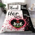 thumbnail image 1 of Nigeria Juego de Cama Pareja King/Queen Her Side/His Side Rlt8, 1 of 6