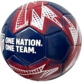 thumbnail image 2 of Icon Sports U.S. Soccer Ball, PVC, Red/White/Blue One Nation Design, Size 4, 2 of 4