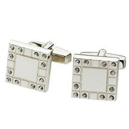 Opulence Stainless Steel Square Frame Cufflinks