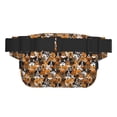 thumbnail image 3 of Disketp Dogs Different Breeds Riñonera de Doble Capa, Bolsa de Cintura Ajustable para Viajes, Correr y Senderismo, Riñonera Ligera para Hombre y Mujer, 3 of 9