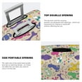 thumbnail image 3 of Fuzoiu Colorful Poodle Dog Print Suitcase Cover,Washable Luggage Covers for Suitcase,Elastic Luggage Protector Cover,Scratch Resistant Travel Suitcase Covers-Medium, 3 of 7